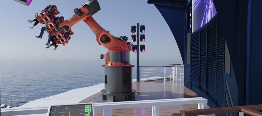 Robotron: la nueva atracción inmersiva a bordo de MSC Seascape